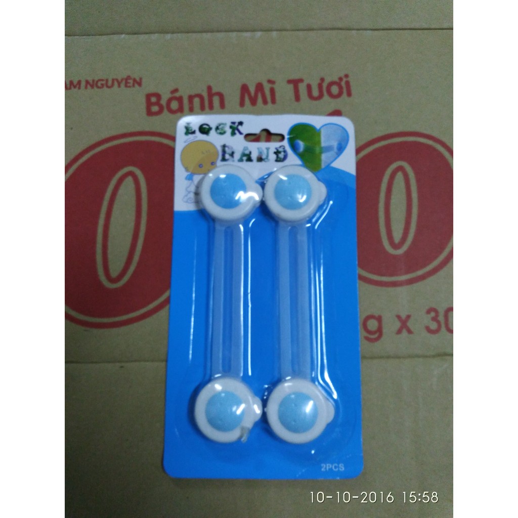Bộ 2 chiếc khóa tủ lạnh, tủ đồ