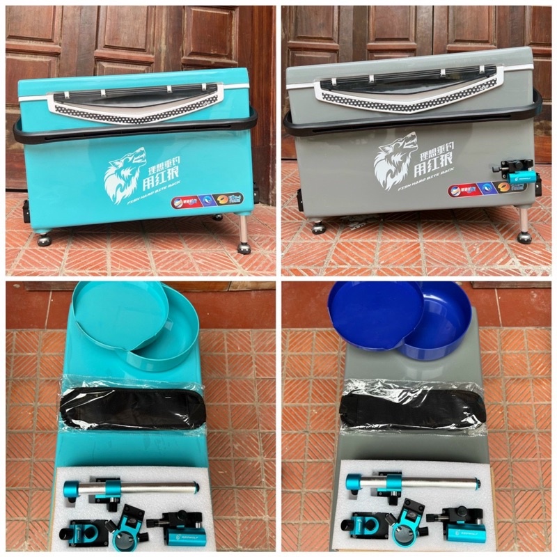 Thùng câu đài RedWolf 29L full phụ kiện