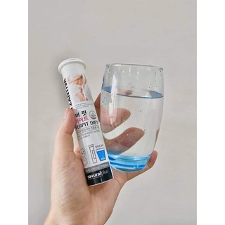 XẢ KHO - 1 ống nguyên seal 2O viên sủi giảm cân zantiva vị chanh hàn quốc