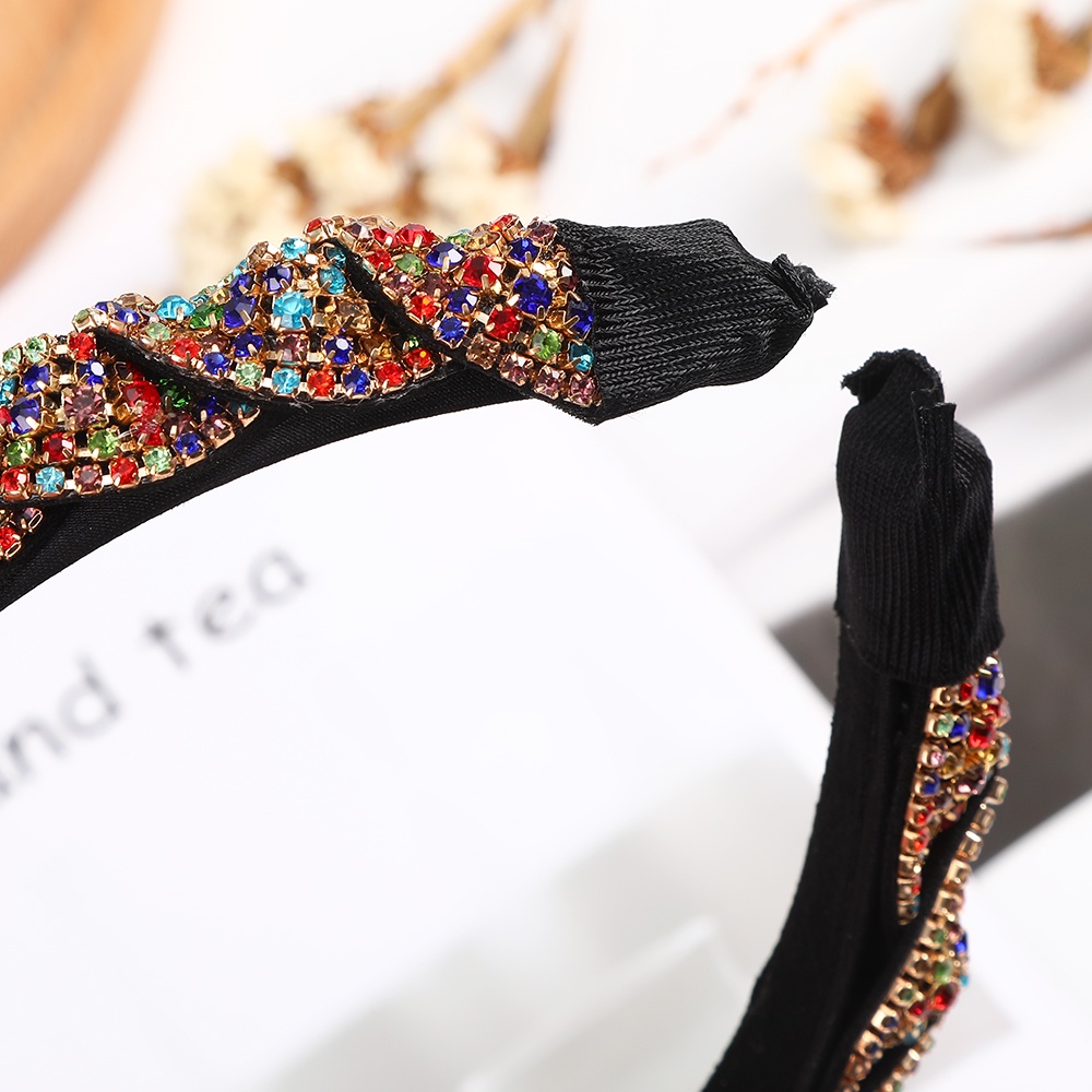 Haimeikang Cài Tóc Đính Đá Giả Kim Cương Sang Trọng Sáng Tạo Hàng Mới
