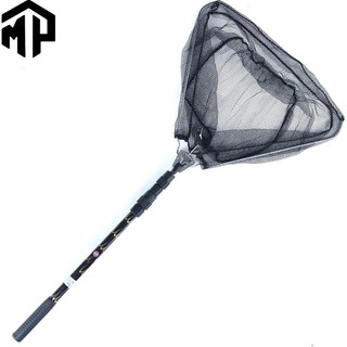 Vợt vớt cá gw , dài 1m7-2m1 , vành tam giác thu gọn 55cm