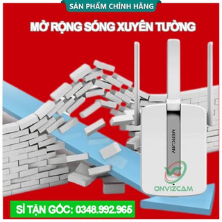 Mua  GIÁ HỦY DIỆT - BH 24 THÁNG  Bộ kích sóng Mercury 3 anten xuyên tường  bộ tiếp sóng