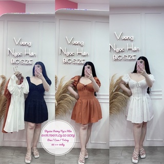 Đầm bigsize thiết kế nhấn ly eo sexy bigsize vương ngọc hân
