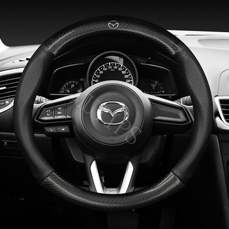 Bao Da Bọc Vô Lăng Xe Hơi Mazda 2 3 CX5 CX30 CX8 CX3 Mazda2 6 5 bl