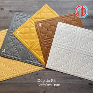 XỐP DÁN TƯỜNG GIẢ DA 3D CAO CẤP CÁCH NHIỆT CÁCH ÂM