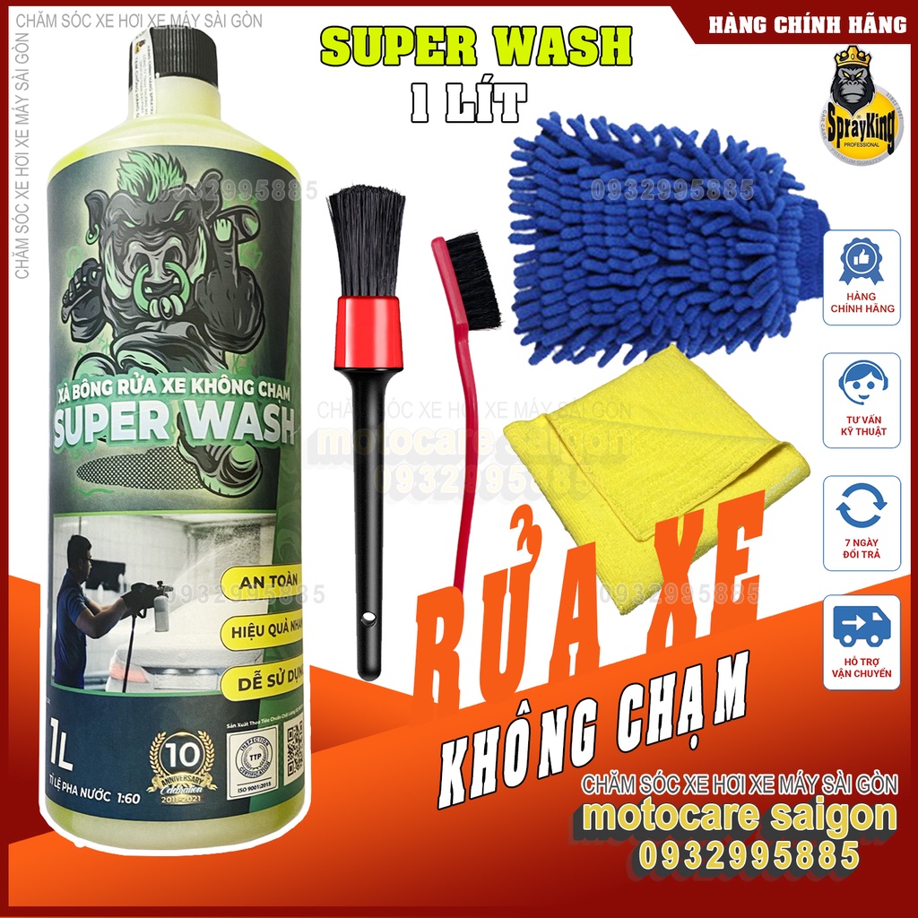 Nước rửa xe không chạm Sprayking dạng bọt tuyết dung tích 1000ml