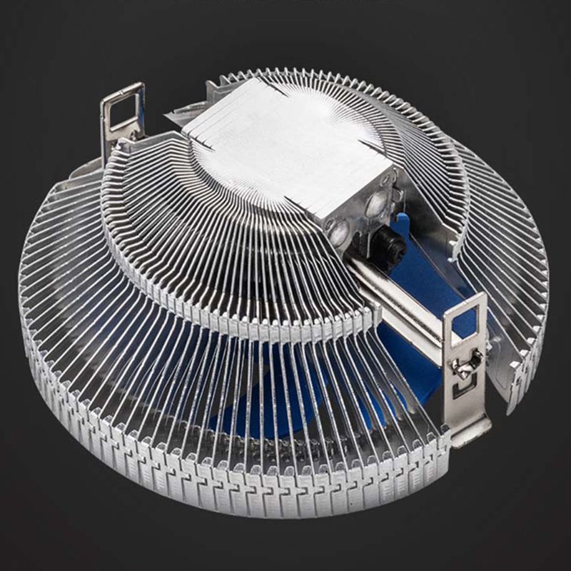 R* CPU Cooler Radiator Low Noise RGB Glowing Cooling Fan for Desktop Computer 775AMDIn Cooler
