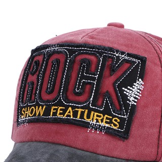 Nón, mũ lưỡi trai jean ROCK