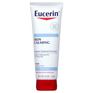 Kem dưỡng ẩm cho da khô, nứt Eucerin Skin Calming Daily Moisturizing Creme 226g (Mỹ)