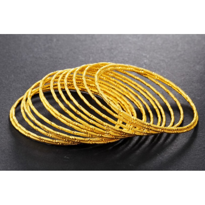 Phong cách bohemian Vòng tay vàng 24K tinh xảo nữ