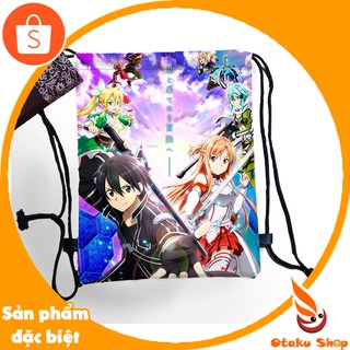 Ba lô túi rút in hình anime SAO - Sword Art Online - Đao Kiếm Thần Vực