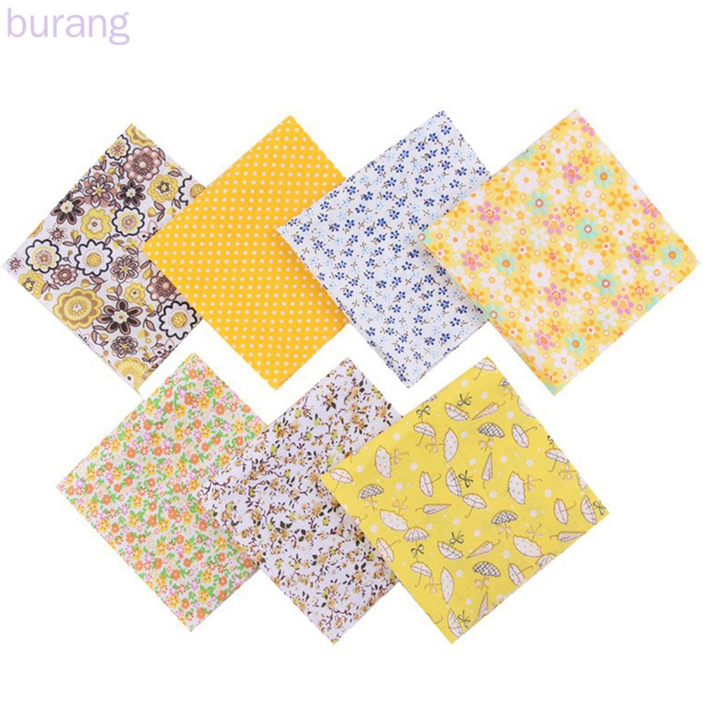 Set 7 tấm vải vuông in họa tiết tùy chọn đa dạng chuyên dụng may vá