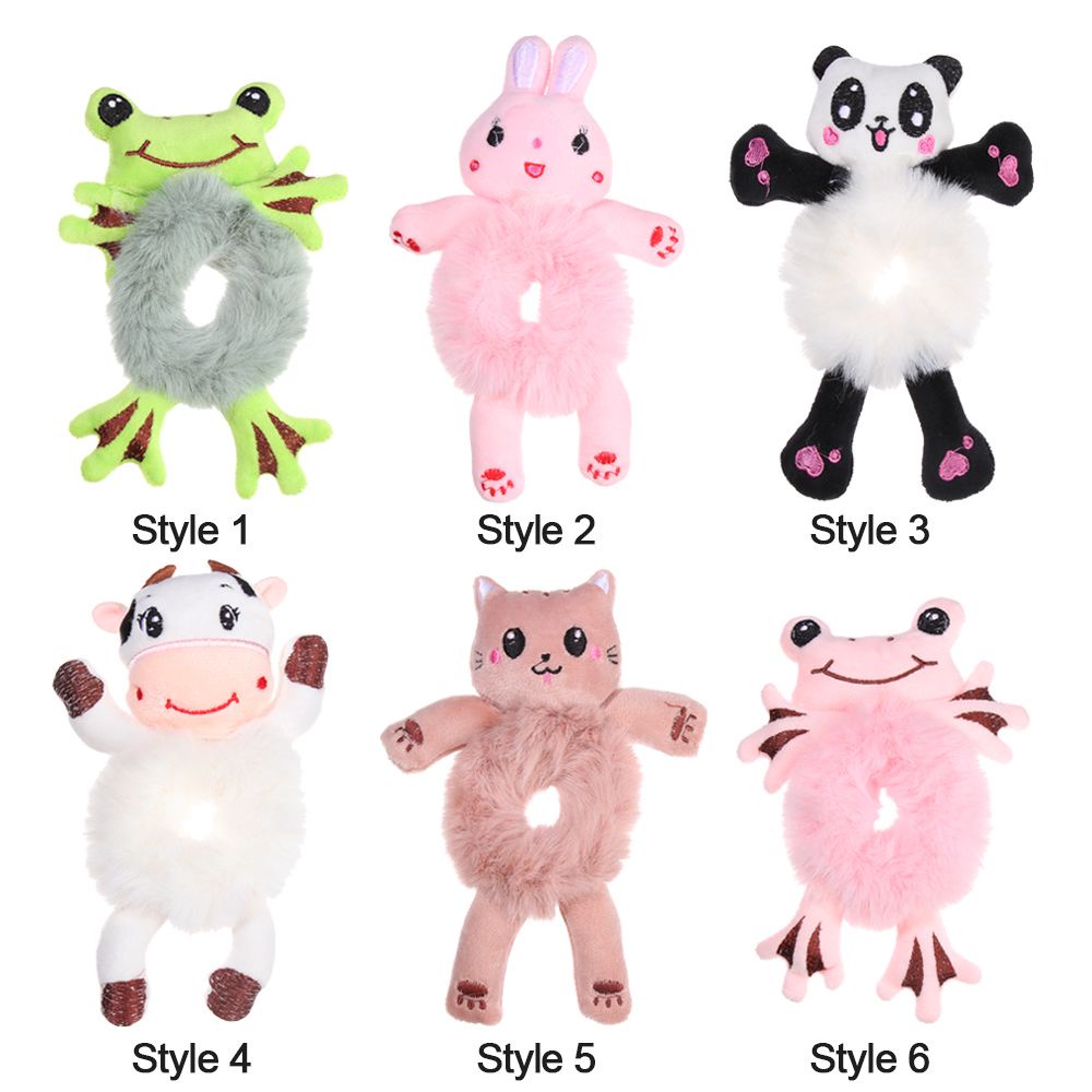 Dây buộc tóc co giãn hình thú nhồi bông đáng yêu thời trang cho nữ