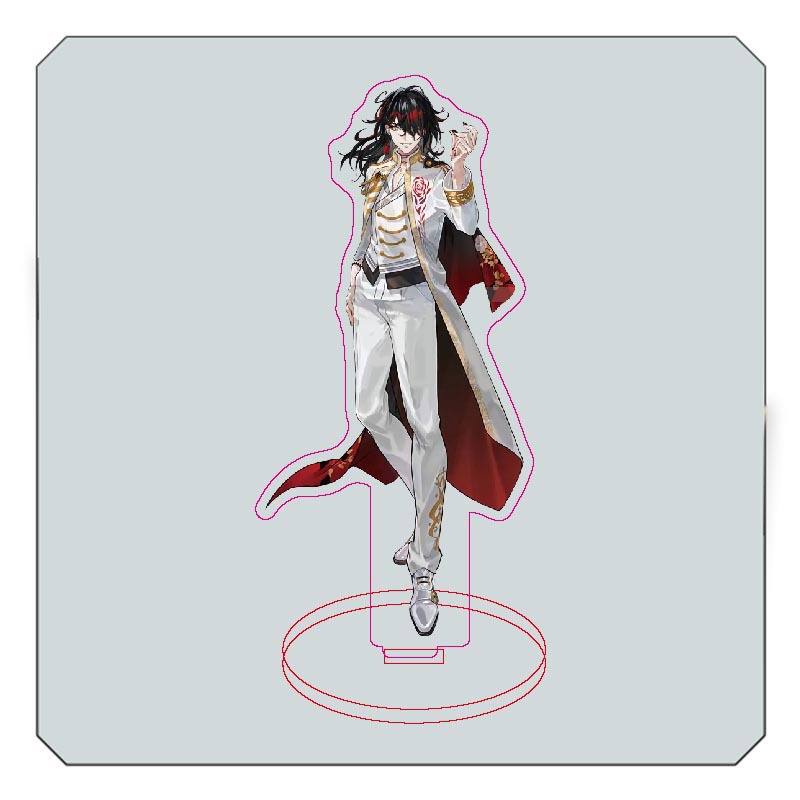 Standee LUXIEM Vtuber Jazz on the Clock!! tượng acrylic anime game mica chibi trưng bày