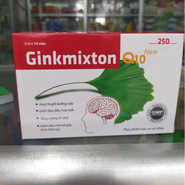 VIÊN UỐNG BỔ NÃO GINKMIXTON Q10