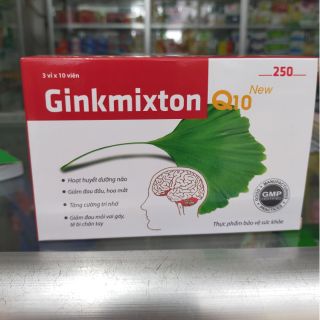 VIÊN UỐNG BỔ NÃO GINKMIXTON Q10