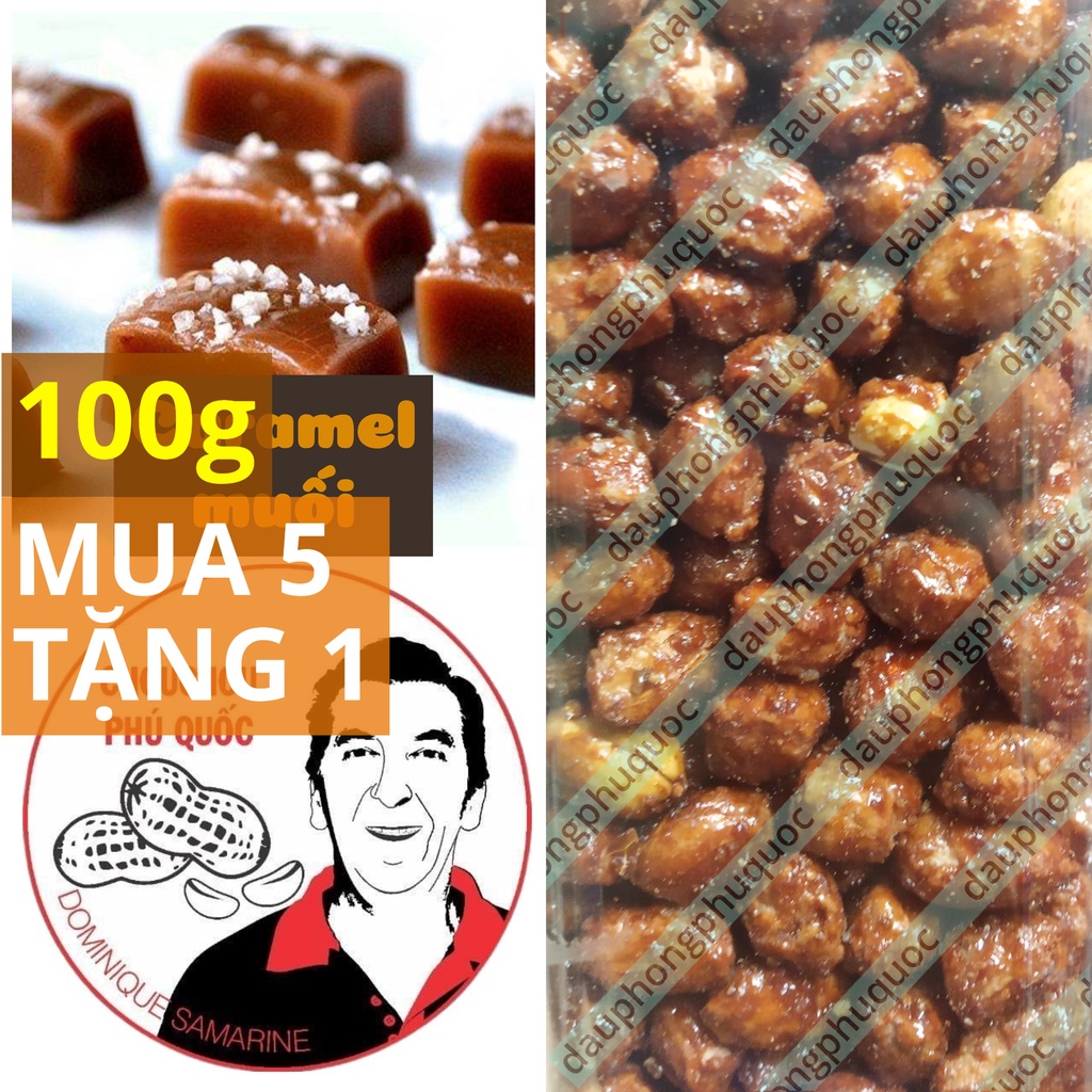 Đậu phộng vị caramel muối CHOUCHOU PHÚ QUỐC ÔNG TÂY - hũ 100g