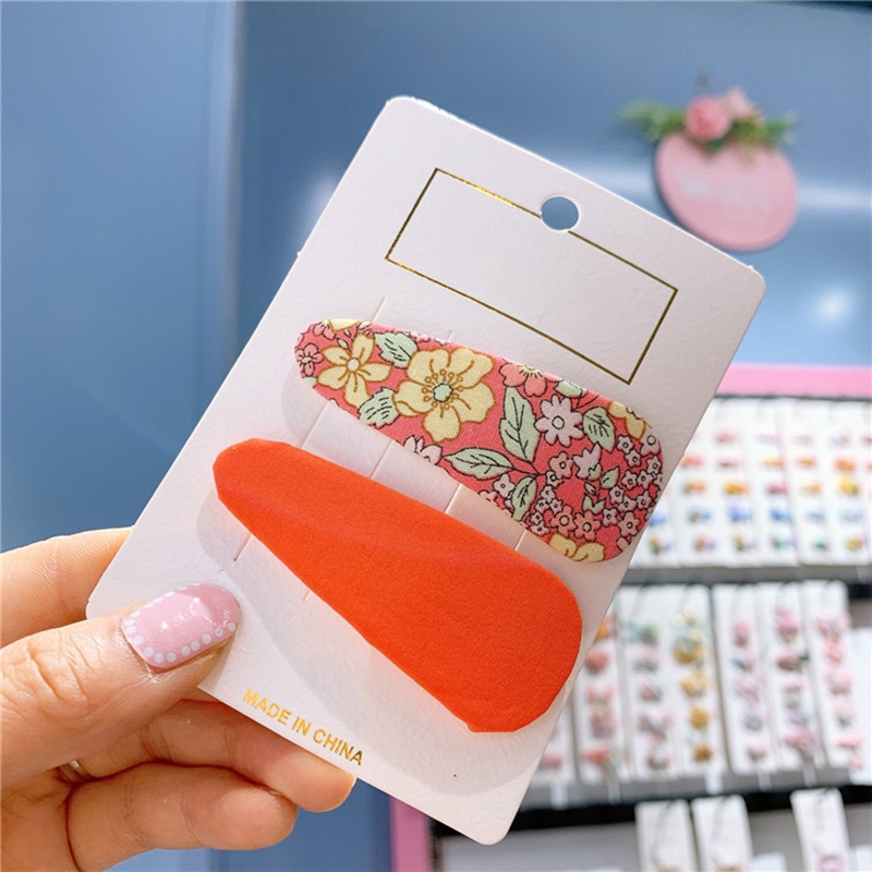 Kẹp Tóc Vải Hoa Xinh Xắn Dành Cho Bé Gái