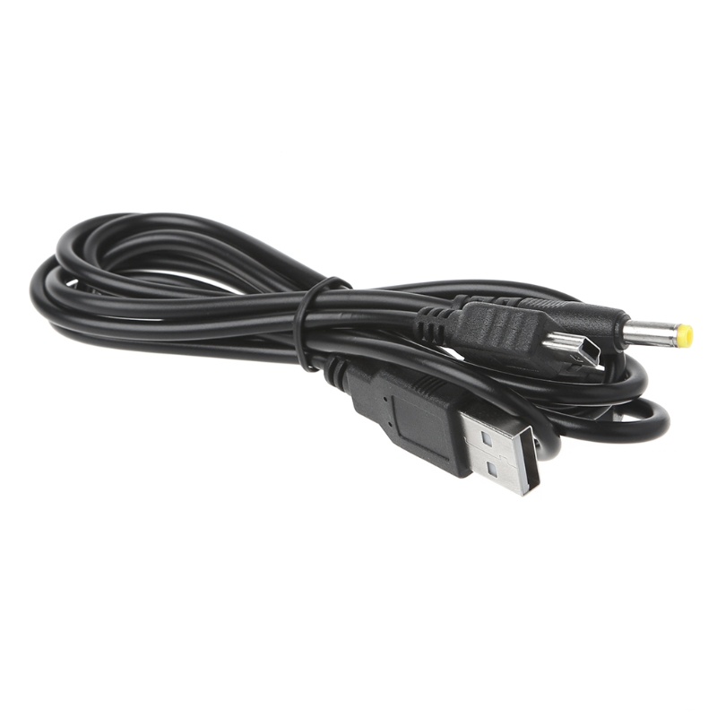 Dây Cáp Sạc 2 Trong 1 Dài 1.2m Màu Đen Cho PSP 2000 / 3000