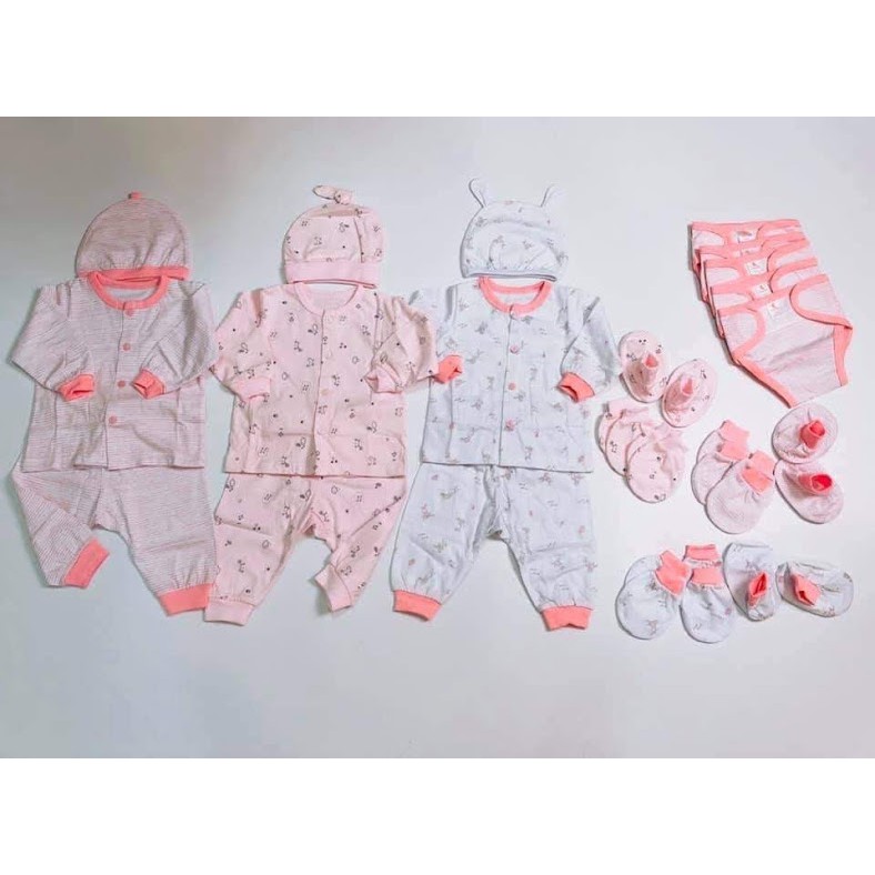 Bộ sơ sinh Miomio dài tay cotton mỏng bé trai/ bé gái