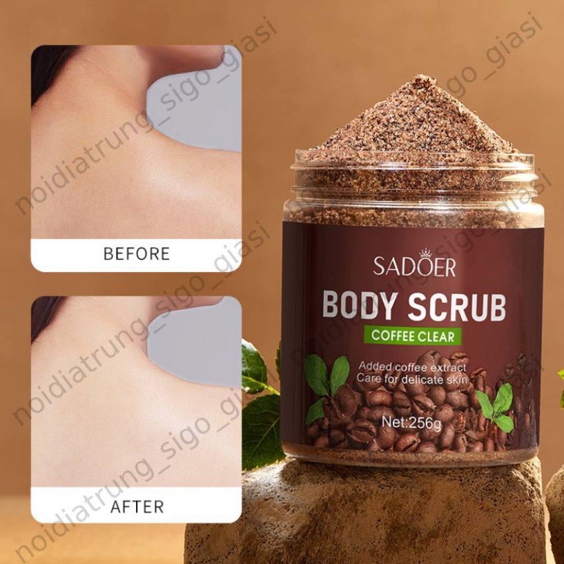 Tẩy Tế Bào Chết Body Cà Phê Hữu Cơ 200g Cho Mọi Loại Da Giúp Dưỡng Trắng Da Toàn Thân, Giảm Mụn Mờ Thâm DANA