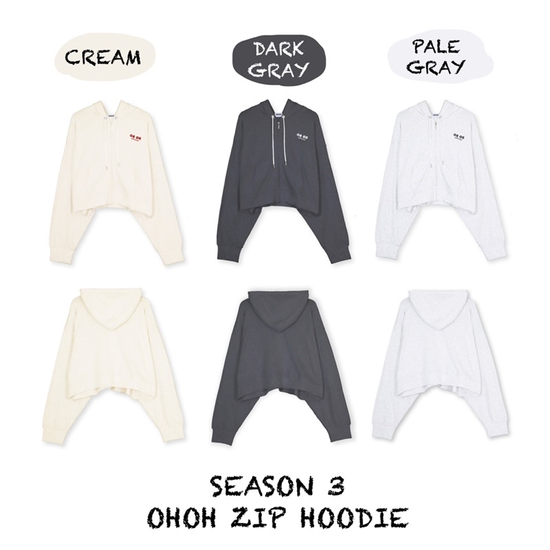 ÁO KHOÁC NGẮN OHOH SS3 (OHOH ZIP HOODIE)