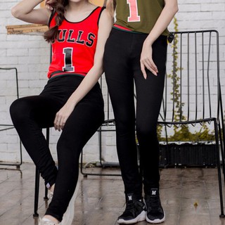 Quần legging COTTON cạp đỏ