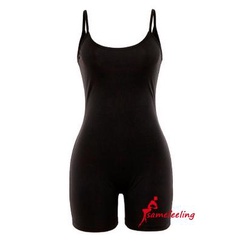 Sf Bộ Áo Liền Quần Hai Dây Màu Trơn Dáng Ôm Thời Trang Mùa Hè Cho Nữ