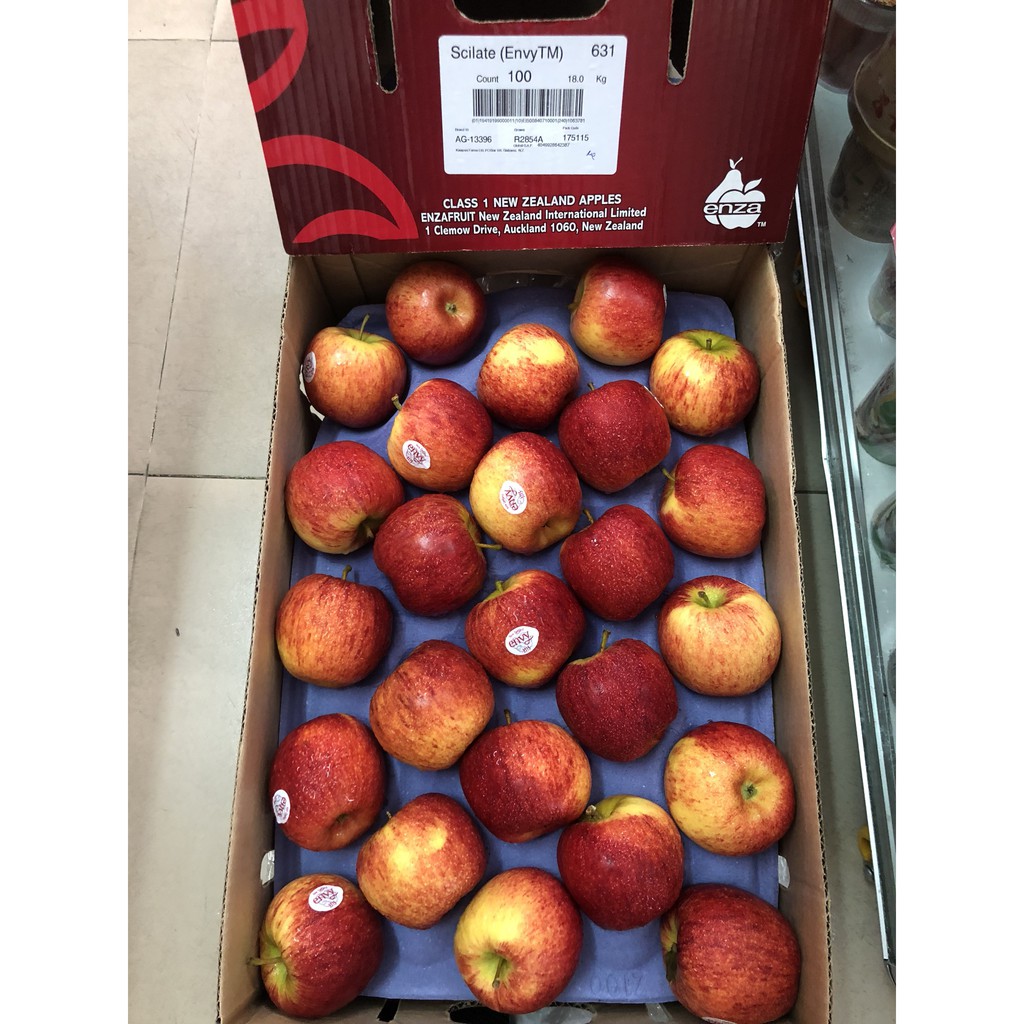 Set 5 trái Táo envy sz80 khoảng 1.1 kg
