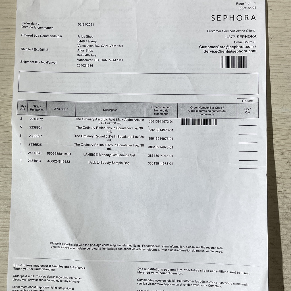 Serum chống lão hoá, sạm, nám - The Ordinary Retinol 0.2% in Squalane