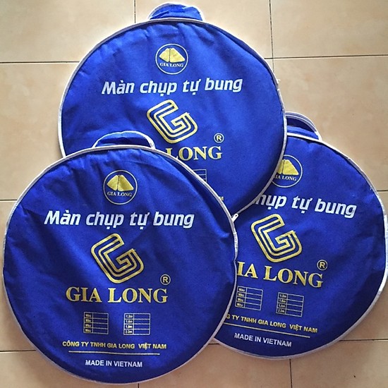 Màn Chụp Tự Bung Không Đáy Chống Muỗi Gia Long Cao Cấp (Hàng chính hãng)