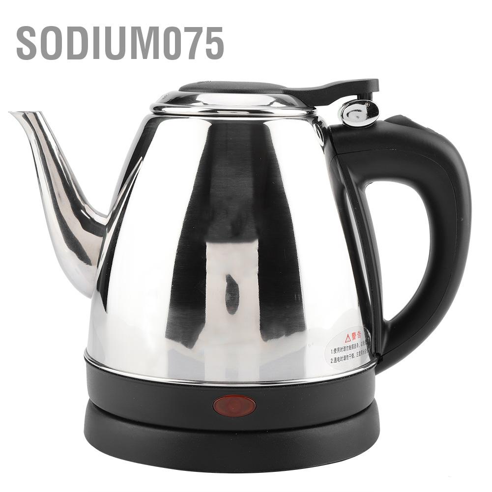 Có thể bán buôn Ấm Đun Nước Siêu Tốc Bằng Thép Không Gỉ 1.2L sodium075 Hàng giao ngay