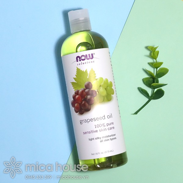 DẦU HẠT NHO NOW SOLUTIONS GRAPESEED OIL