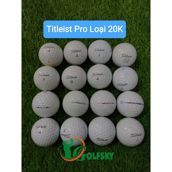 Bóng Golf Cũ Titleist ProV1, V1x 4 lớp chất lượng tốt - Used Golf Ball