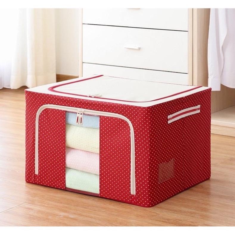 💥SALE SỐC💥 TÚI VẢI KHUNG THÉP XẾP GỌN QUẦN ÁO, CHĂN MÀN
