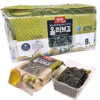 Lá kim rong biển tẩm vị Oliu ăn liền Hàn Quốc