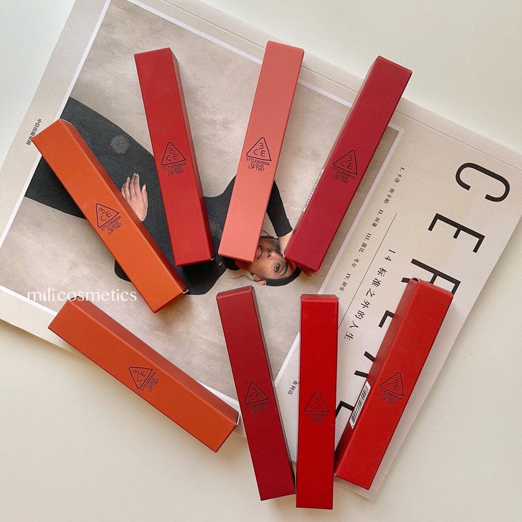 Son 3CE Cloud lip tint đủ màu