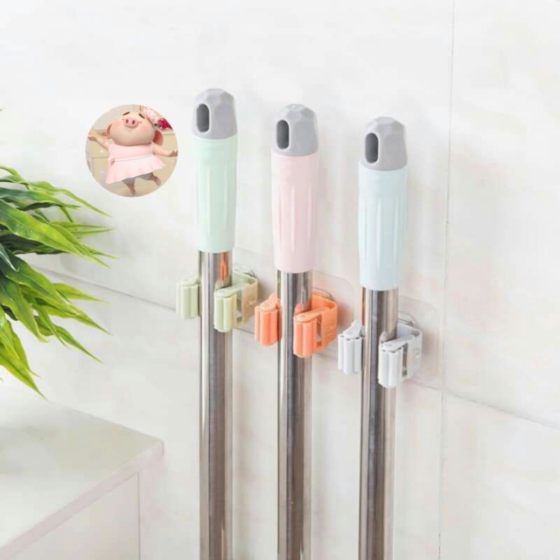 💥 MÓC DÁN TƯỜNG TREO CÂY LAU NHÀ TIỆN LỢI