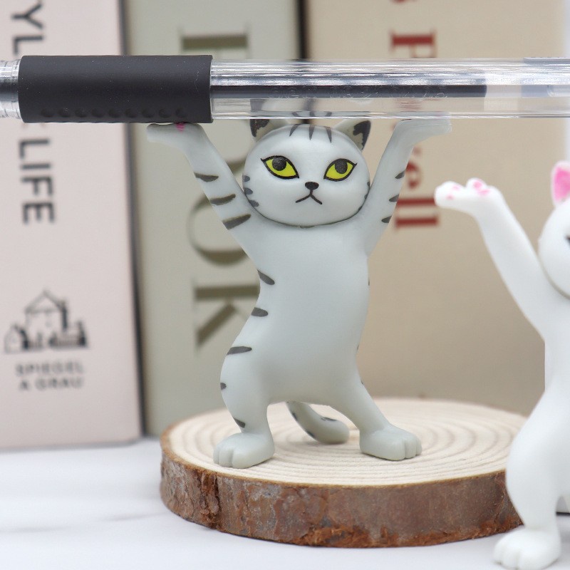 Giá Đỡ Bút Đồ Chơi Búp Bê Mèo Nhảy Múa Nổ Làm Đồ Trang Trí Hình anime