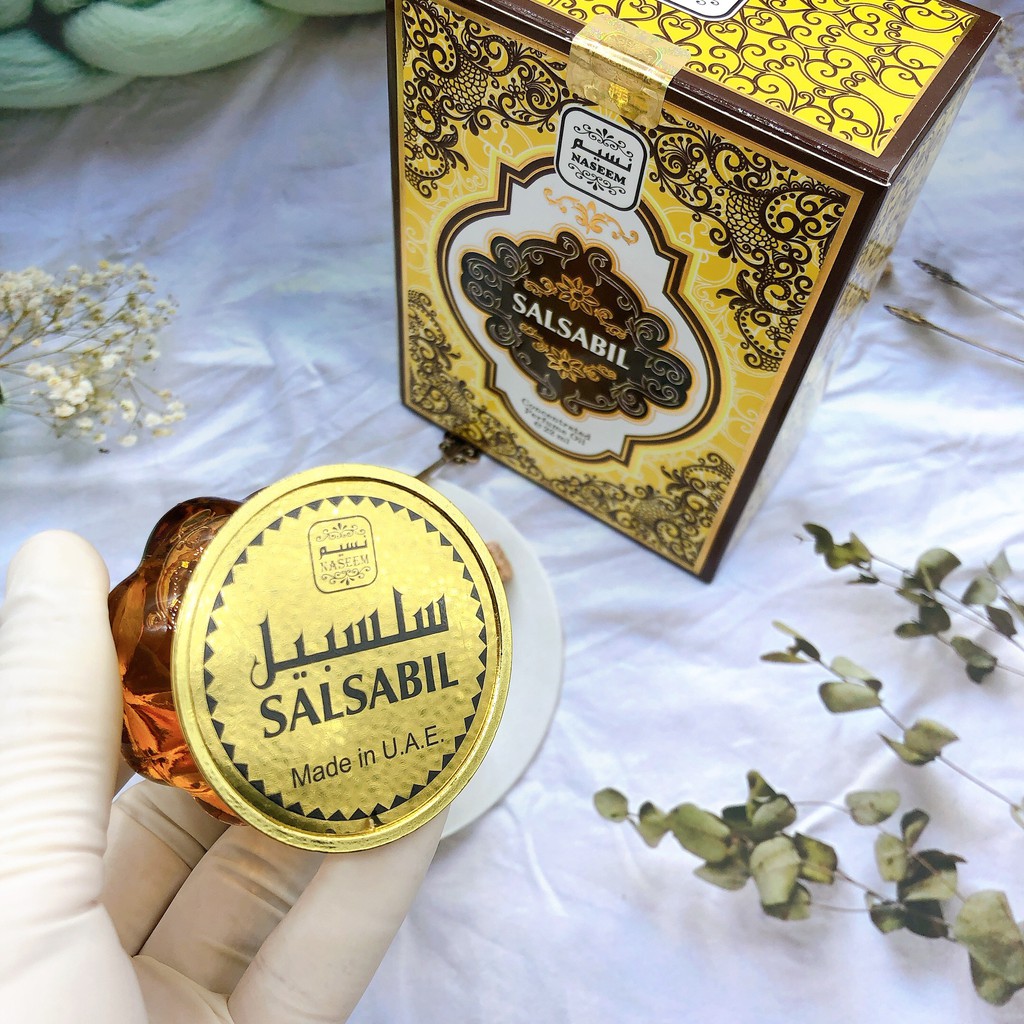 Tinh Dầu Nước Hoa Dubai Nội Địa Naseem Salsabil 22ml Ngọt Ngào Quyết Rũ | Thế Giới Skin Care