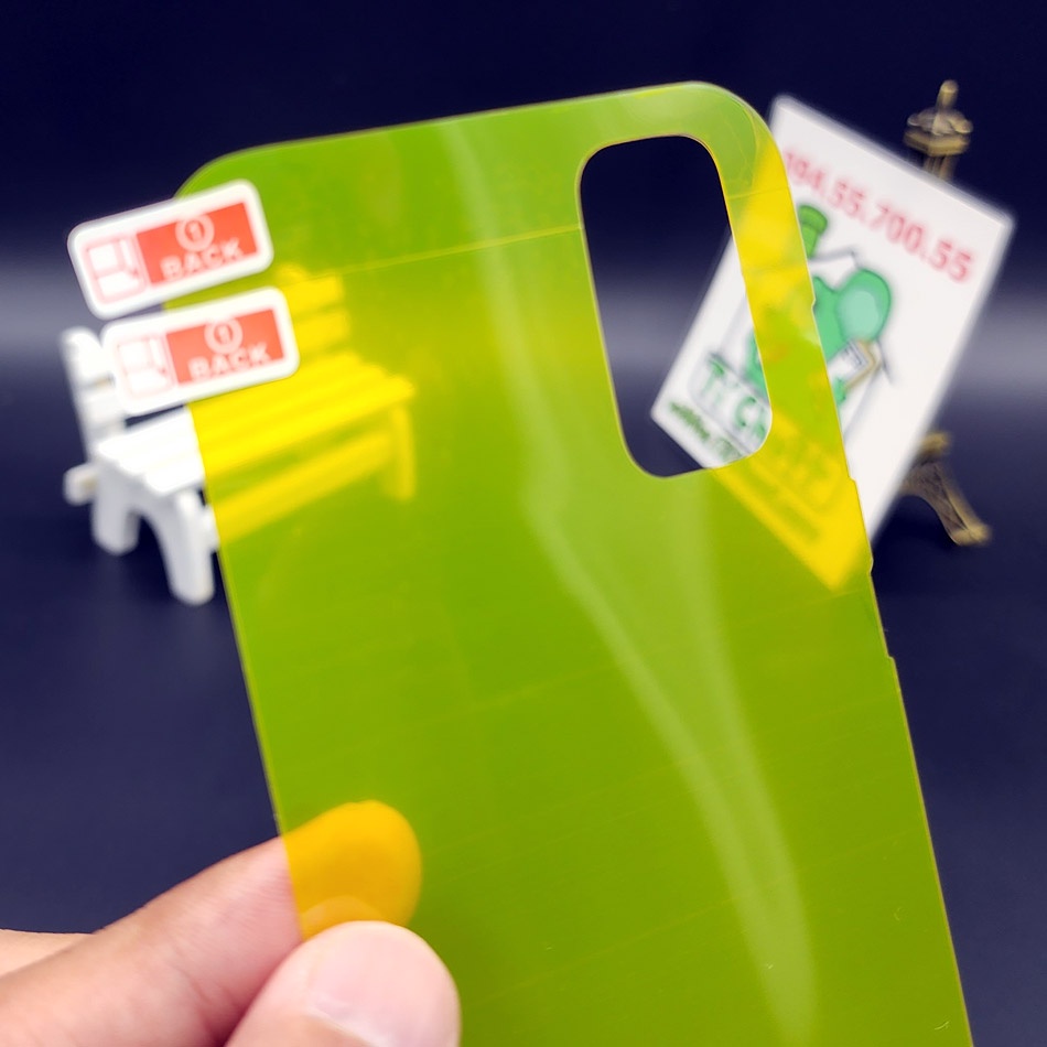 [Mặt Sau] Dán Lưng Dẻo TPU Samsung S20 Trong Suốt