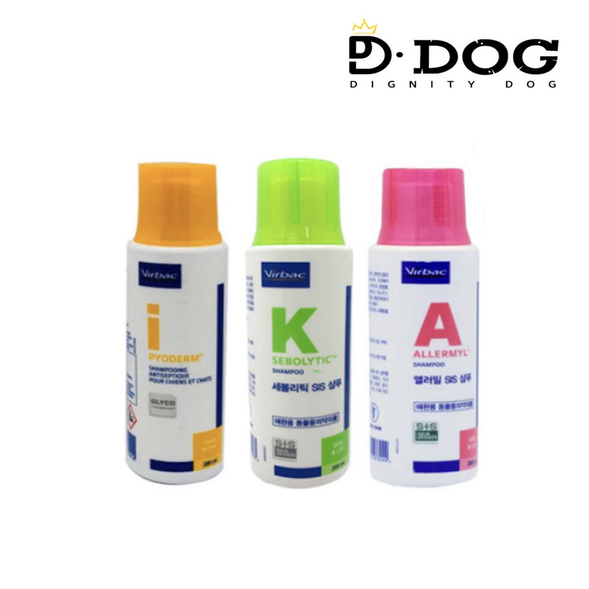 Dầu Gội VIRBAC 】 Dầu Gội Cho Thú Cưng (Dog & Cat) Keratin Dandruff Cải Thiện Chất Dị Ứng 200ml