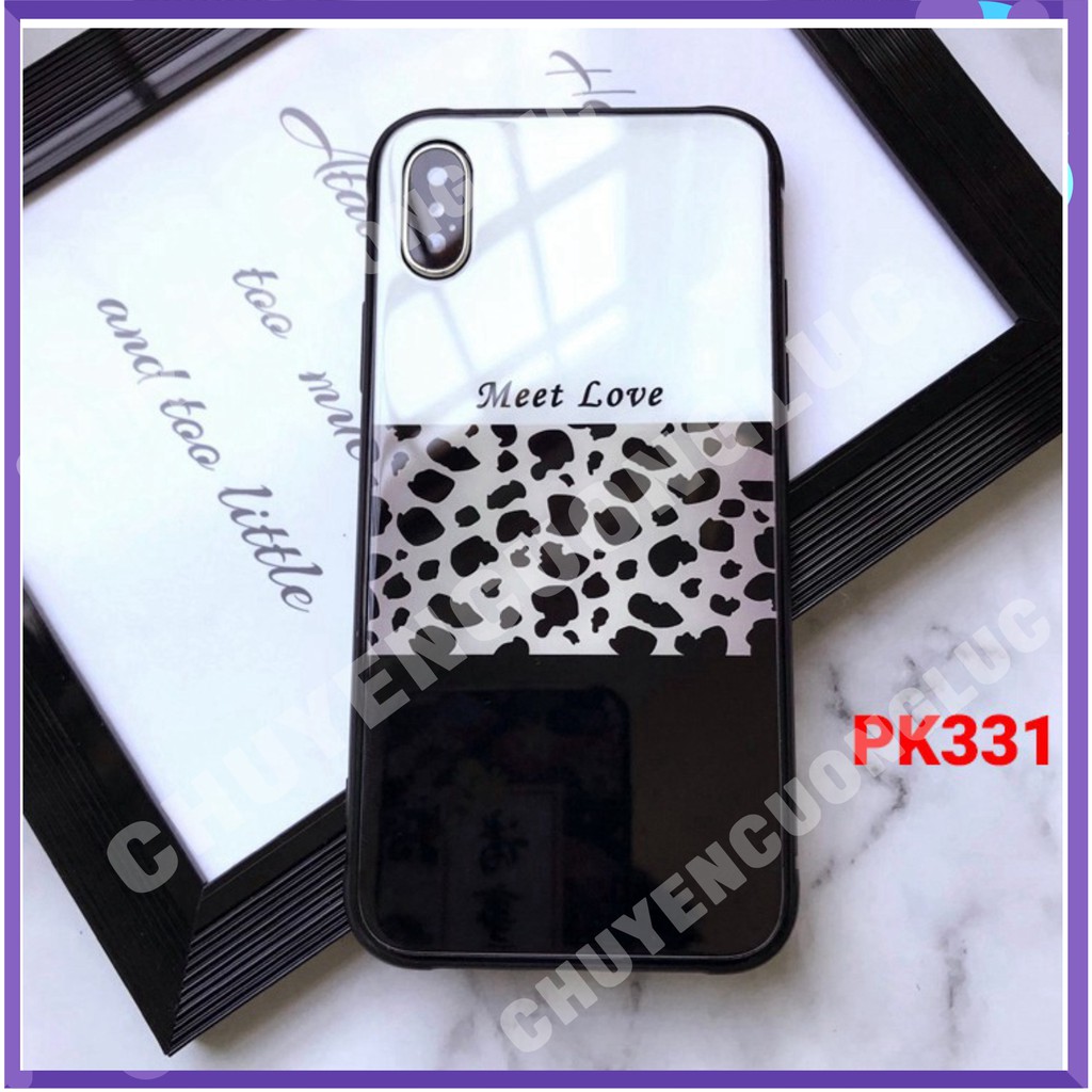 [HOT] ỐP LƯNG KÍNH hình da báo cá tính -IP 6/6S - 6 Plus/ 6S Plus - 7/ 8 - 7 Plus/ 8 Plus - X/ XS/ XS Max . ... - CCLNB