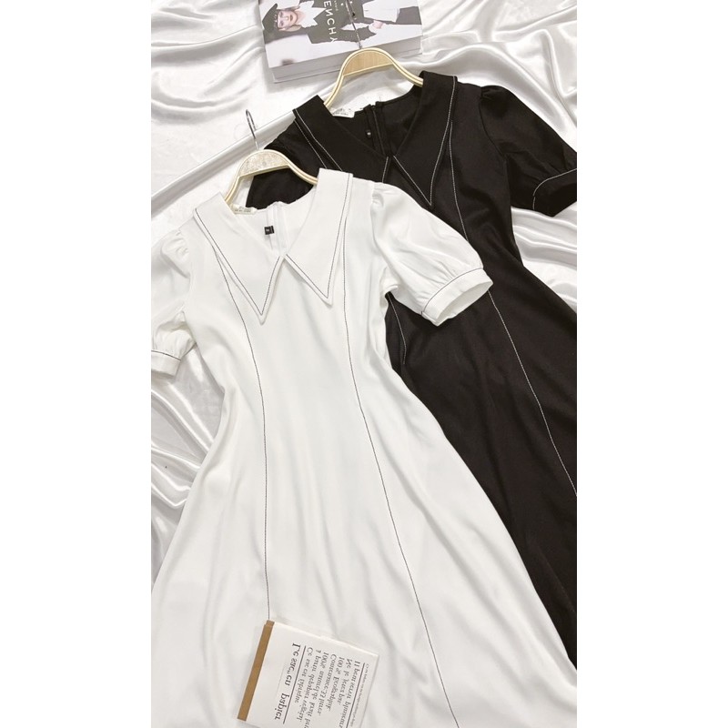 [Mã WASTMAY giảm 15% tối đa 30K đơn 150K] BÁN SỈ VÁY XOÈ VIỀN CHỈ 2 MÀU ĐEN TRẮNG CHO NỮ | BigBuy360 - bigbuy360.vn