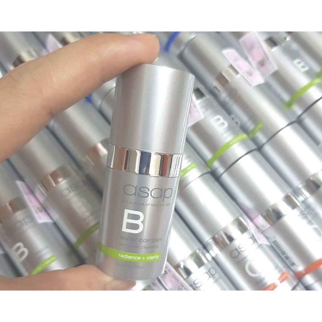 Tinh chất  Niacinamide B3 Asap Super B complex cải thiện sắc tố da, nếp nhăn và lỗ chân lông