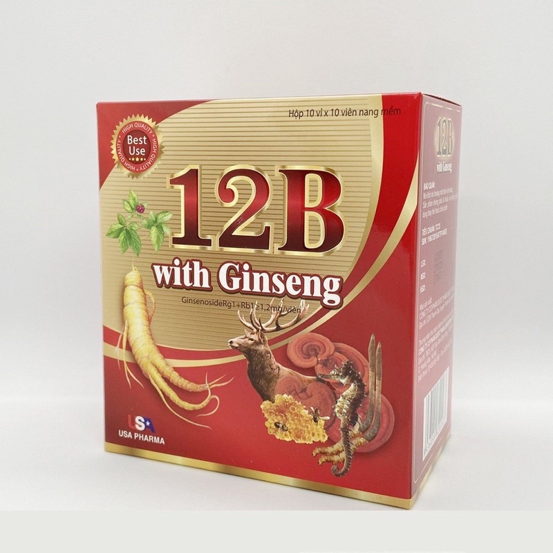 Viên bồi bổ sức khoẻ 12B With Ginseng