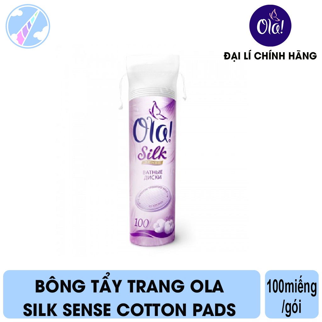 Bông Tẩy Trang Ola Silk Sense Cotton Pads 100 Miếng