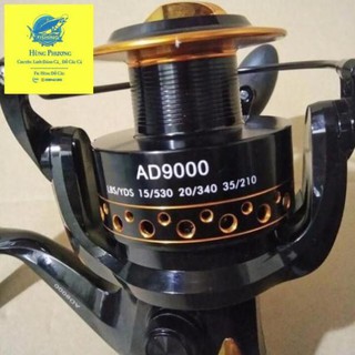 Máy câu cá cỡ lớn yumoshi ad4000- 9000 máy cực khoẻ y hình