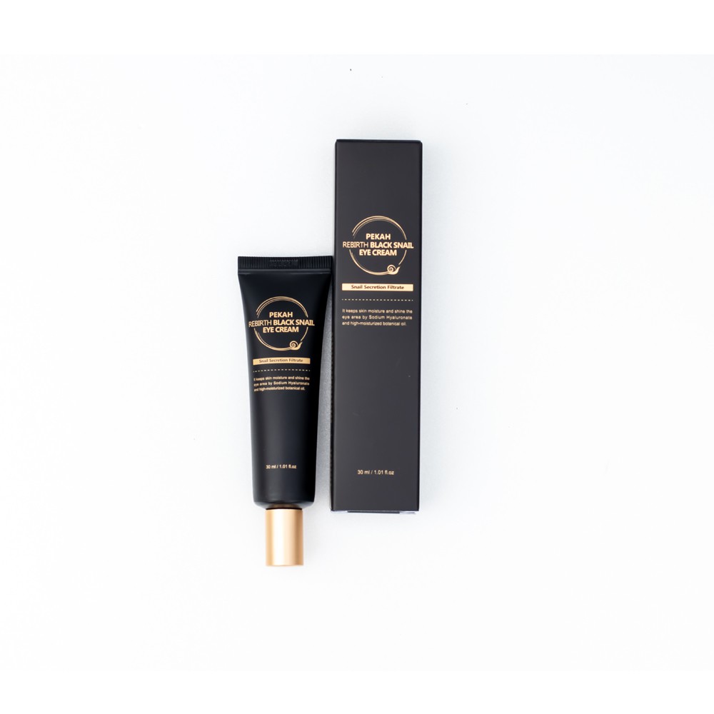 Kem Dưỡng Mắt Ngăn Lão Hóa Và Giảm Thâm Chiết Xuất Ốc Sên PEKAH REBIRTH BLACK SNAIL EYE CREAM 30ml