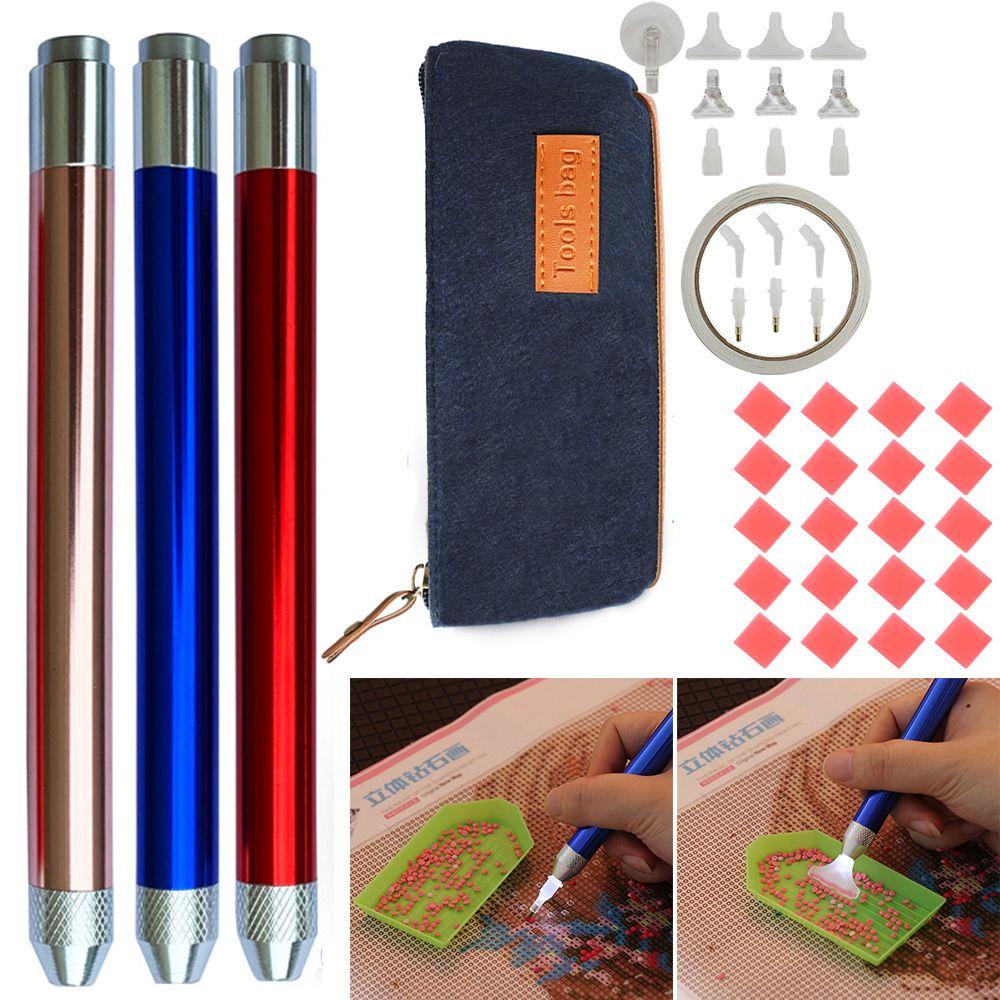 SUSANS Túi Đựng Dụng Cụ Làm Tranh Đính Đá 5D Họa Tiết Chấm Bi Độc Đáo DIY